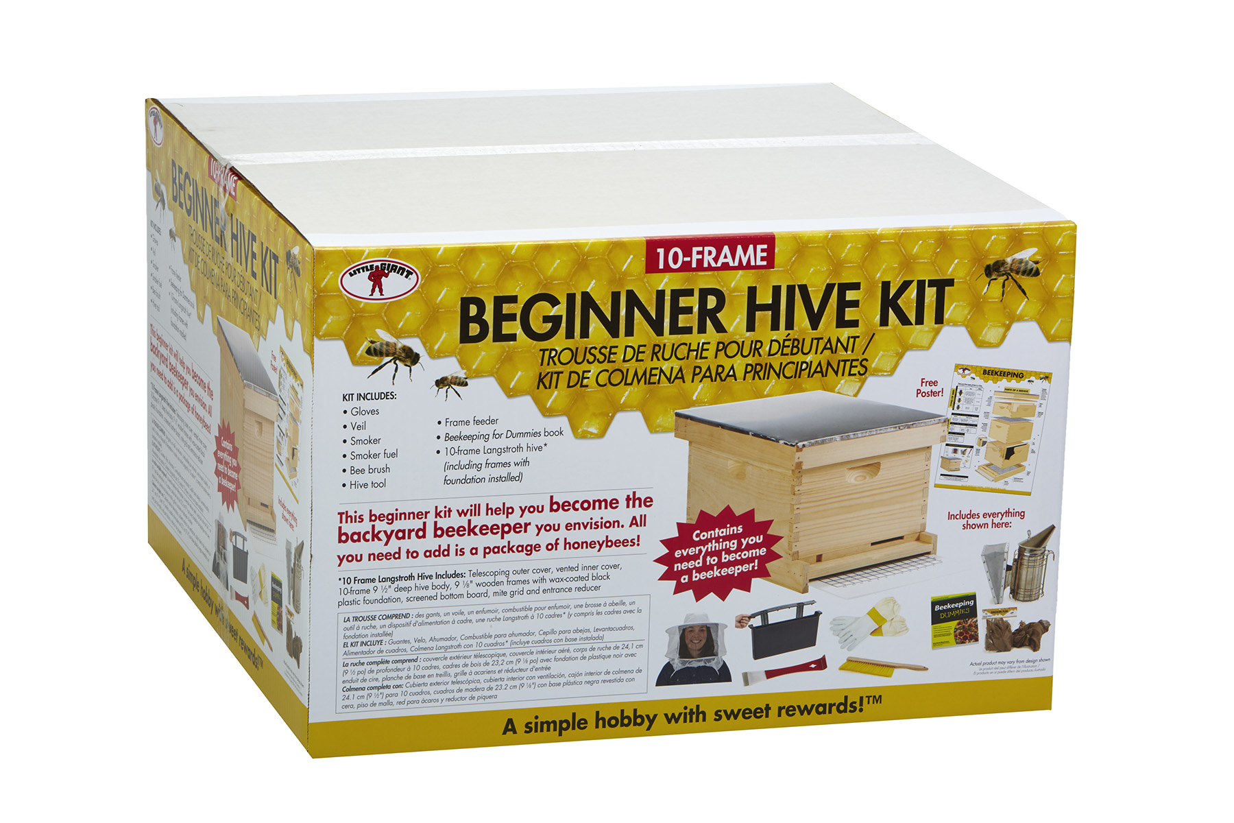 Bee Hive 10Frame Deluxe Beginner Hive Kit SLS Inc.